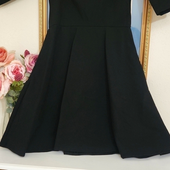 Eliza J  Elegant Little Black Sheath Dress  Formal Party Wedding Guest Old Money - Picture 8 of 13
